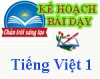 Kế hoạch bài dạy: Tiếng Việt 1 (Chân trời sáng tạo)