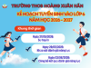 Kế hoạch tuyển sinh vào lớp 6 năm học 2026 - 2027